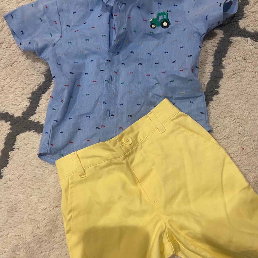 Toddler boy Easter spring outfit